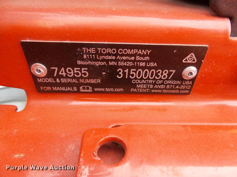 image for item DX9005 2015 Toro Z-Master 3000 series lawn mower