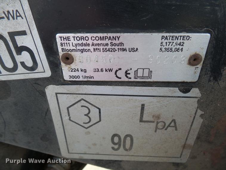 image for item DX9006 Toro Groundsmaster 455D lawn mower
