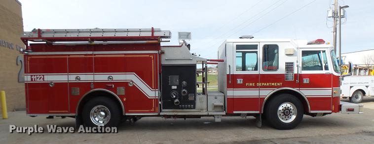 image for item DX9274 1996 Pierce fire truck