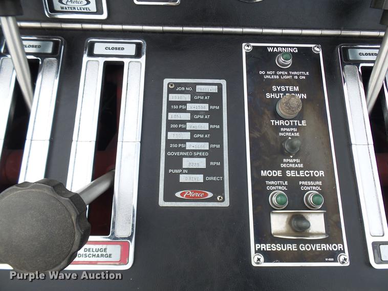 image for item DX9274 1996 Pierce fire truck