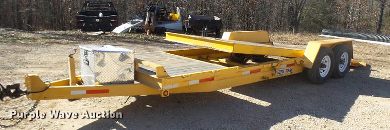 image for item DX9319 2008 Sure Trac ST79184TE-B-140 tilt deck trailer