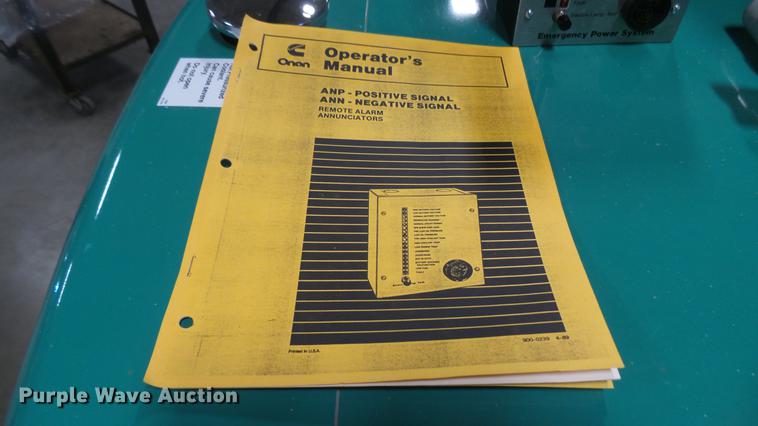 image for item DX9918 Cummins/Onan 35EK generator with transfer switch