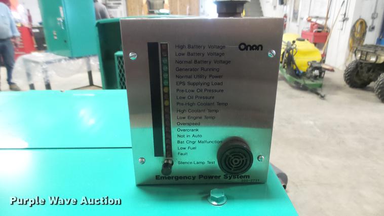 image for item DX9919 Cummins/Onan 30 EK generator with transfer switch