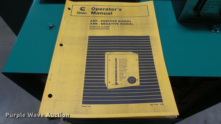 image for item DX9919 Cummins/Onan 30 EK generator with transfer switch