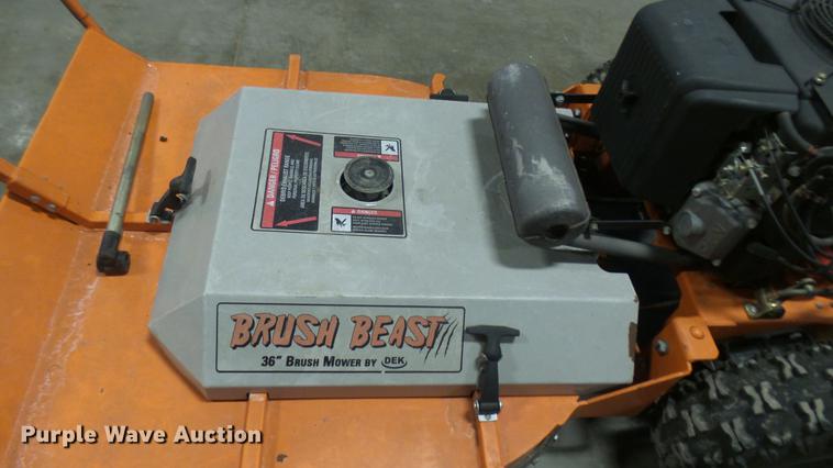 image for item DX9922 Dek Brush Beast brush mower