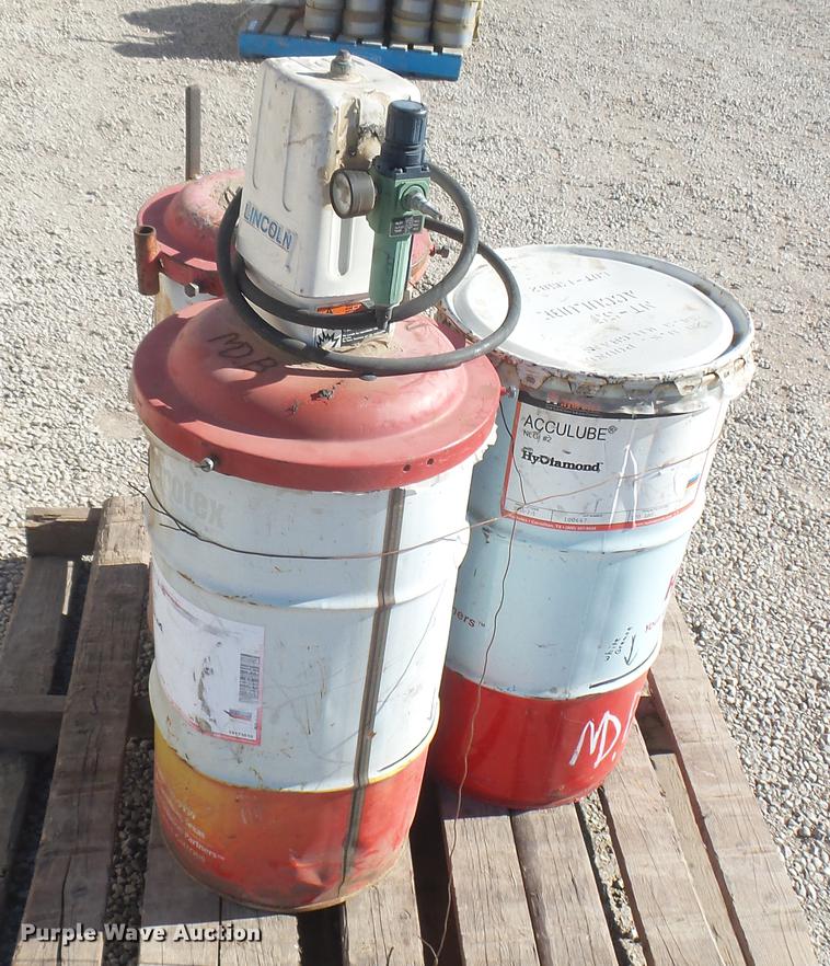 image for item DX9928 (3) grease barrels