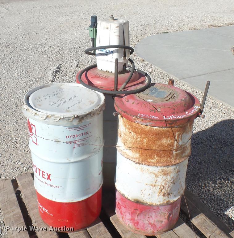 image for item DX9928 (3) grease barrels
