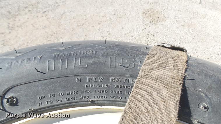 image for item DX9930 (4) Goodyear 11L-15 tires and wheels