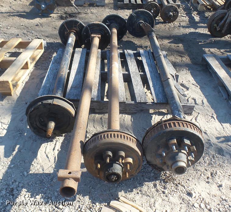 image for item DX9955 (4) trailer axles
