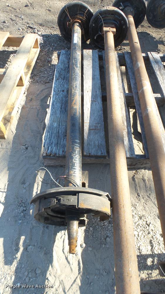 image for item DX9955 (4) trailer axles