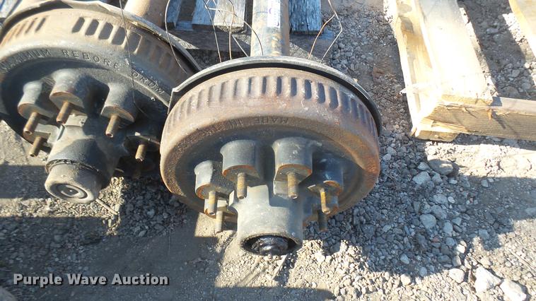 image for item DX9955 (4) trailer axles