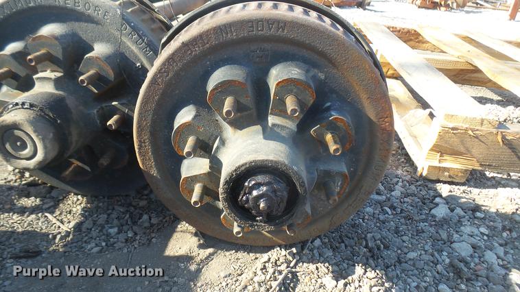 image for item DX9955 (4) trailer axles