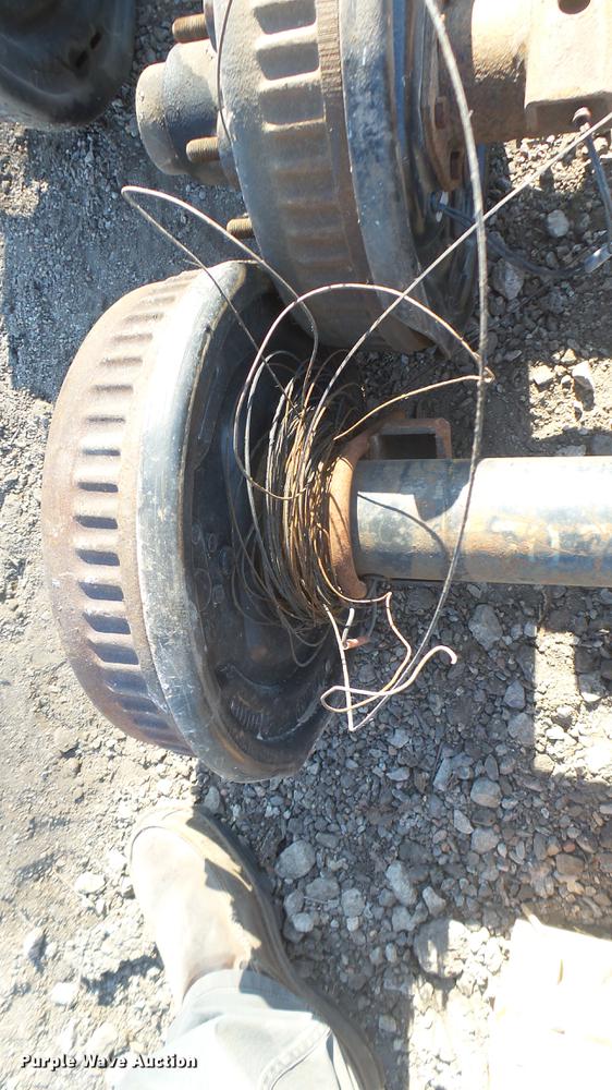 image for item DX9955 (4) trailer axles