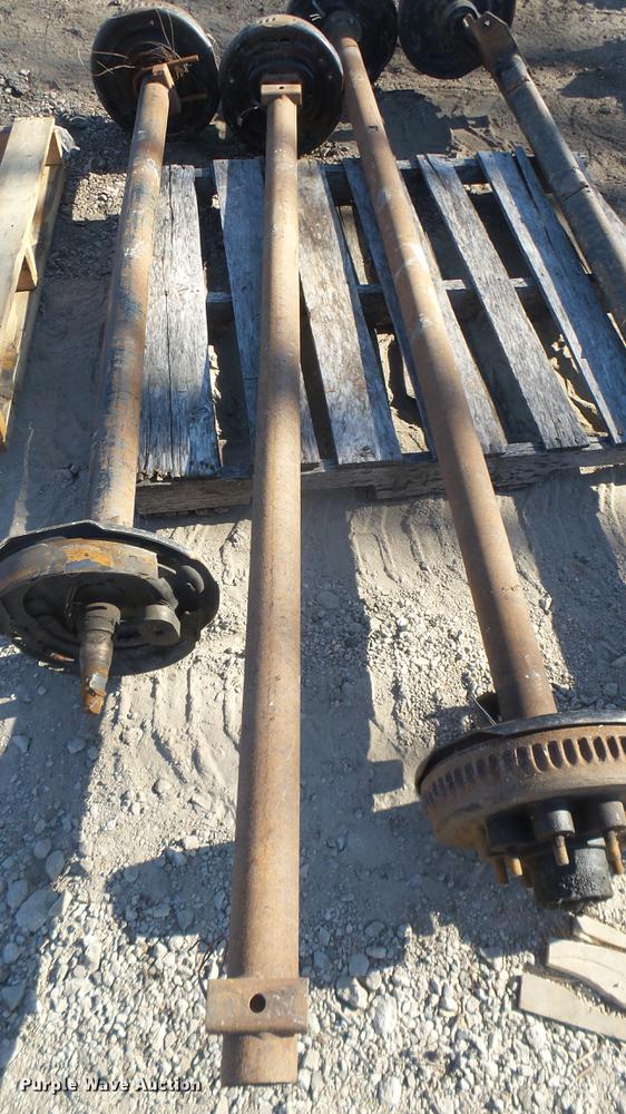 image for item DX9955 (4) trailer axles