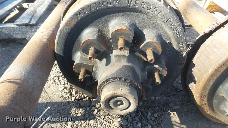 image for item DX9955 (4) trailer axles