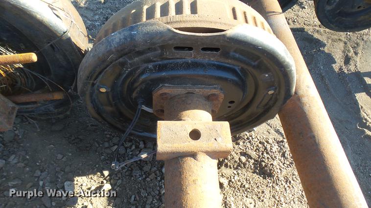 image for item DX9955 (4) trailer axles
