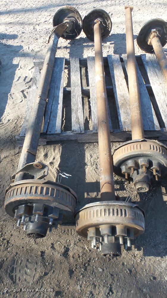 image for item DX9955 (4) trailer axles