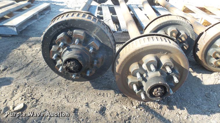 image for item DX9955 (4) trailer axles