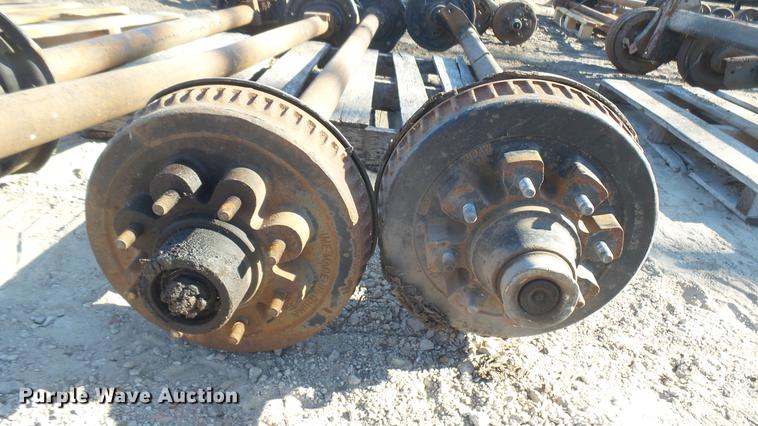 image for item DX9955 (4) trailer axles