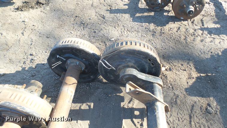 image for item DX9955 (4) trailer axles