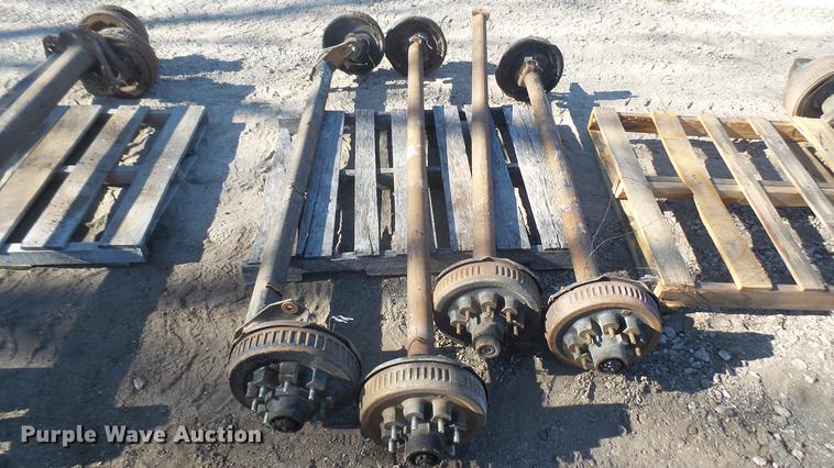 image for item DX9955 (4) trailer axles