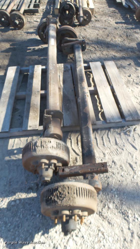 image for item DX9956 (2) trailer axles