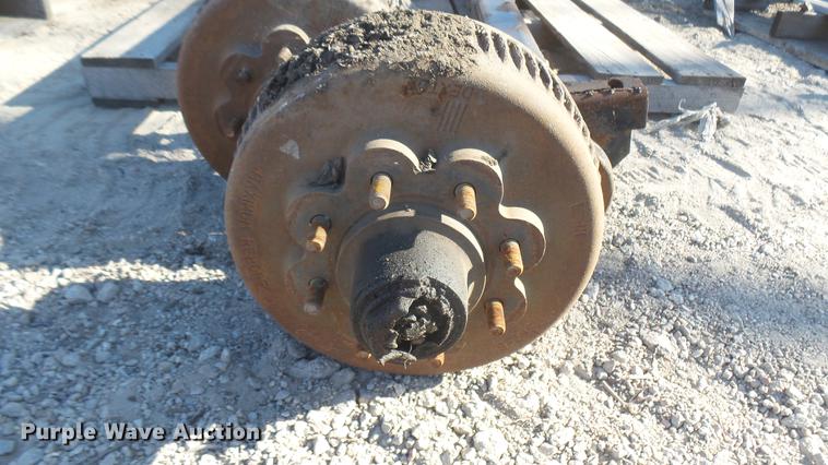 image for item DX9956 (2) trailer axles