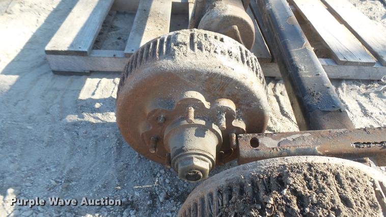 image for item DX9956 (2) trailer axles