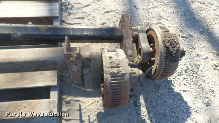 image for item DX9956 (2) trailer axles
