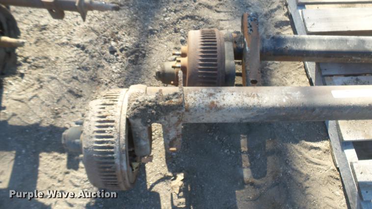 image for item DX9956 (2) trailer axles