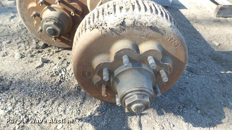 image for item DX9956 (2) trailer axles