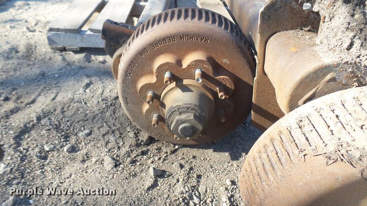 image for item DX9956 (2) trailer axles