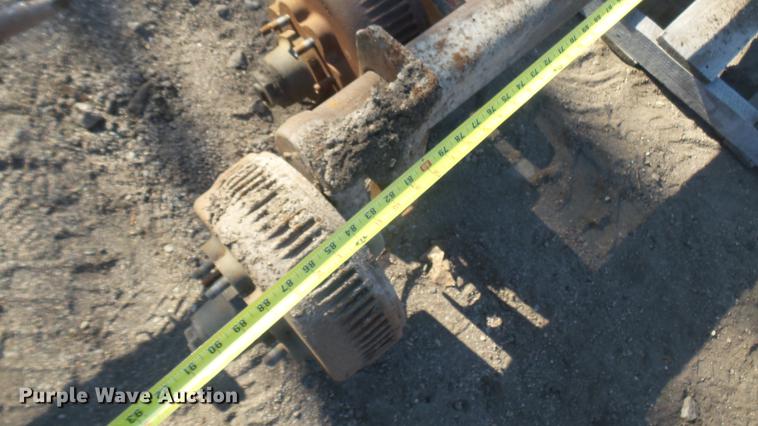 image for item DX9956 (2) trailer axles