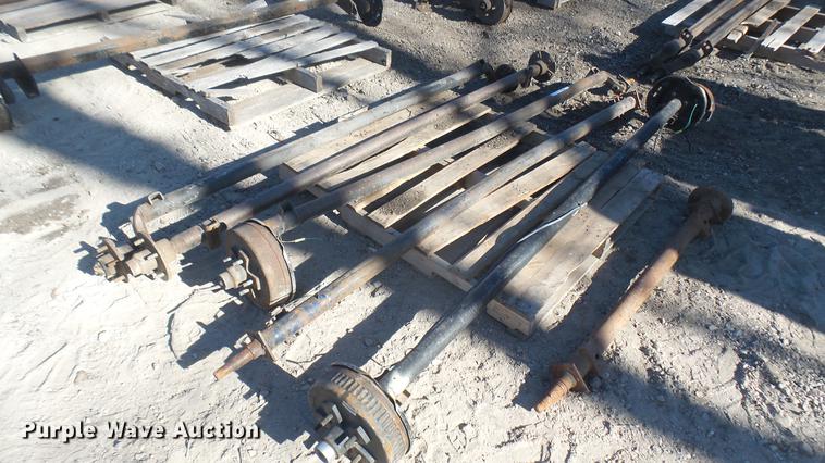 image for item DX9958 (6) trailer axles