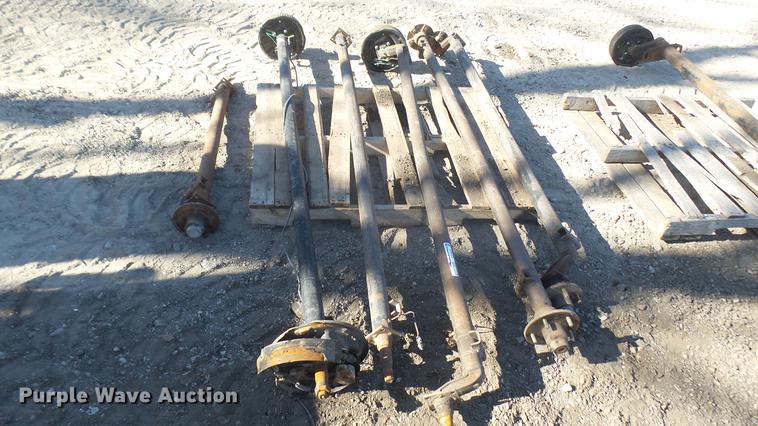 image for item DX9958 (6) trailer axles