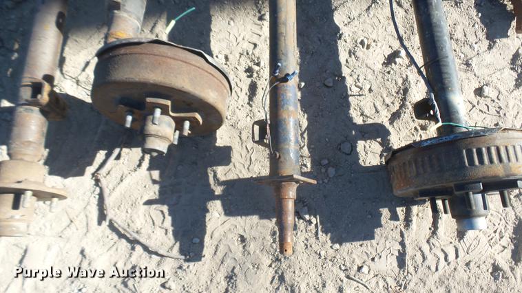 image for item DX9958 (6) trailer axles