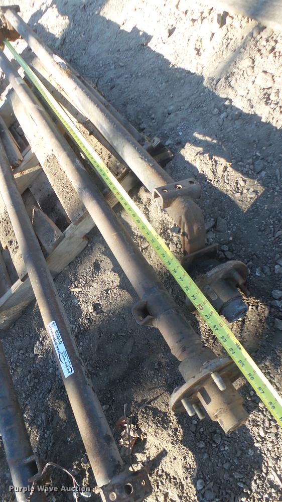 image for item DX9958 (6) trailer axles