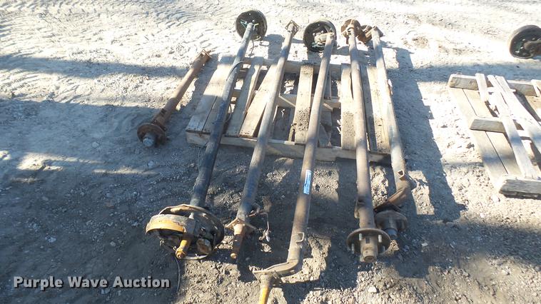 image for item DX9958 (6) trailer axles