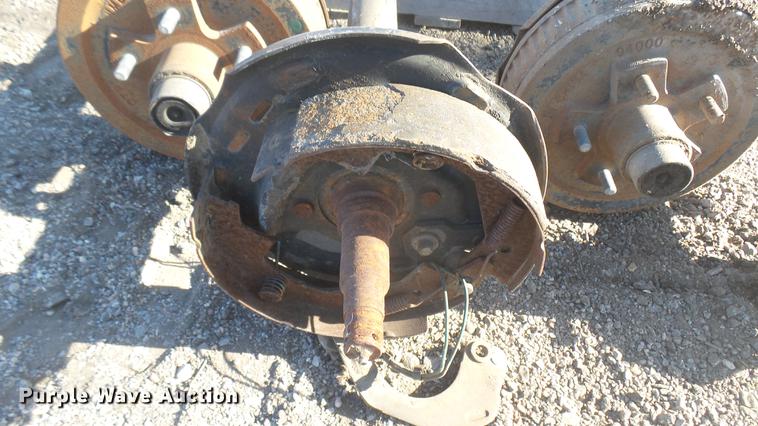 image for item DX9960 (4) trailer axles