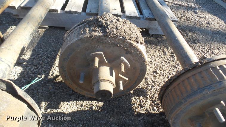 image for item DX9960 (4) trailer axles