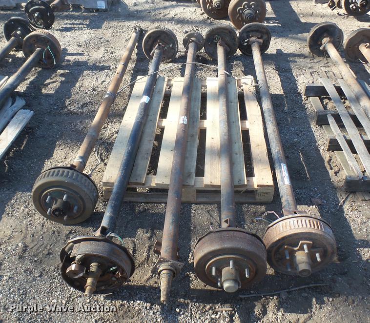 image for item DX9961 (5) trailer axles