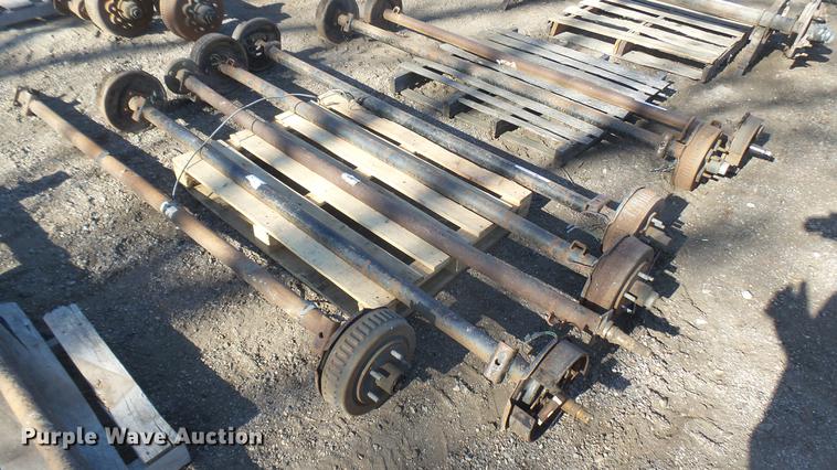 image for item DX9961 (5) trailer axles