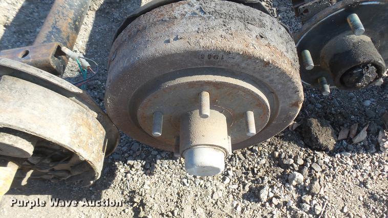 image for item DX9961 (5) trailer axles