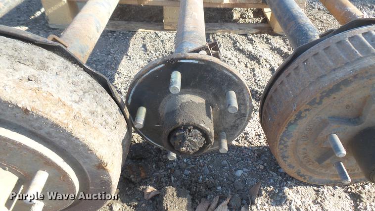 image for item DX9961 (5) trailer axles