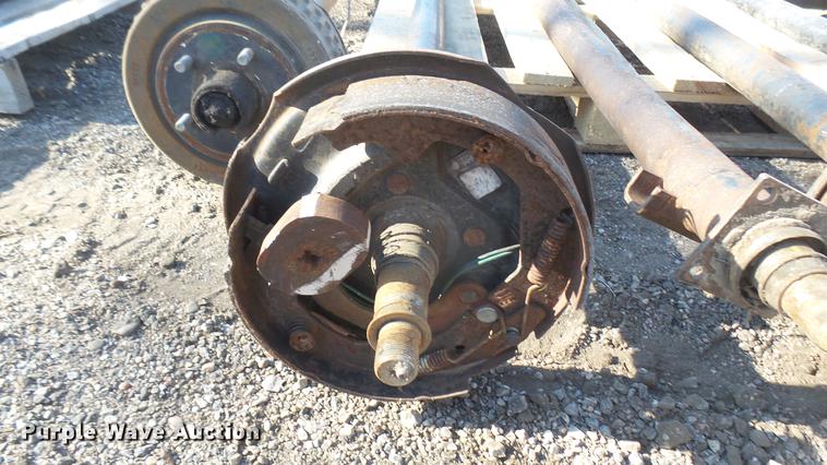 image for item DX9961 (5) trailer axles