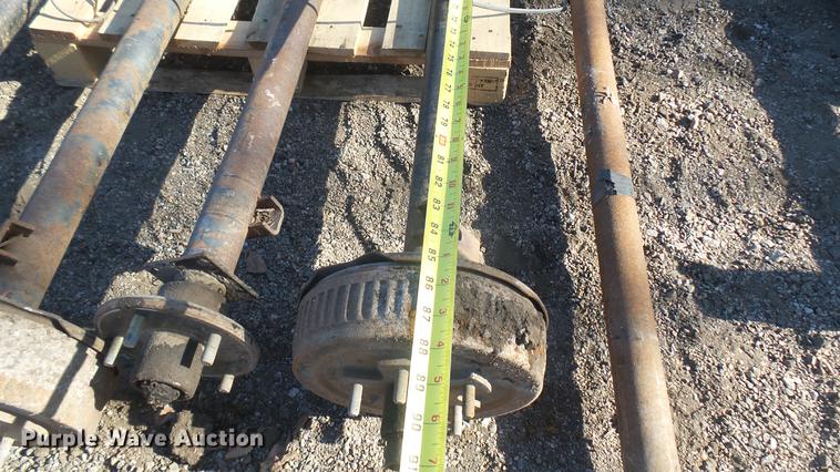 image for item DX9961 (5) trailer axles