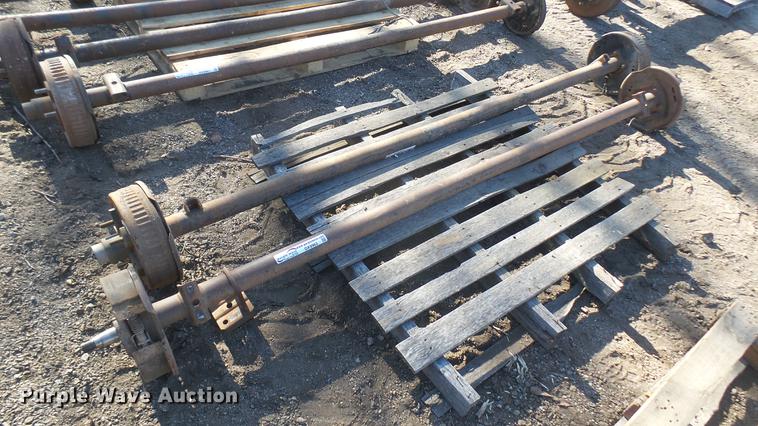 image for item DX9962 (2) trailer axles