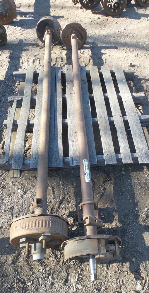 image for item DX9962 (2) trailer axles