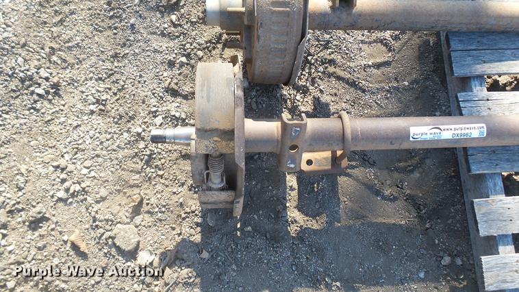 image for item DX9962 (2) trailer axles
