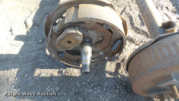 image for item DX9962 (2) trailer axles